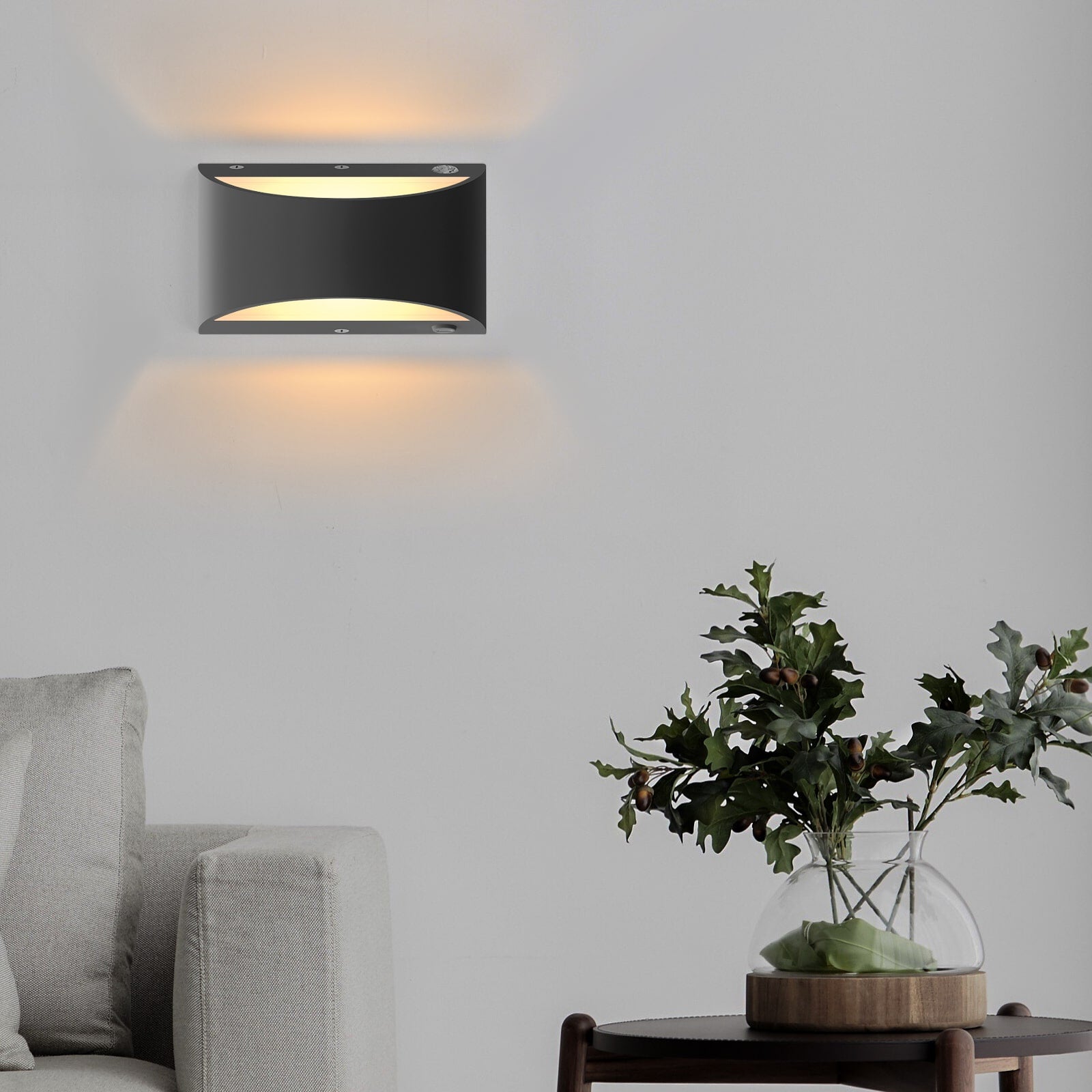 M07  Wireless Battery Operated LED Wall Light for Living Room
