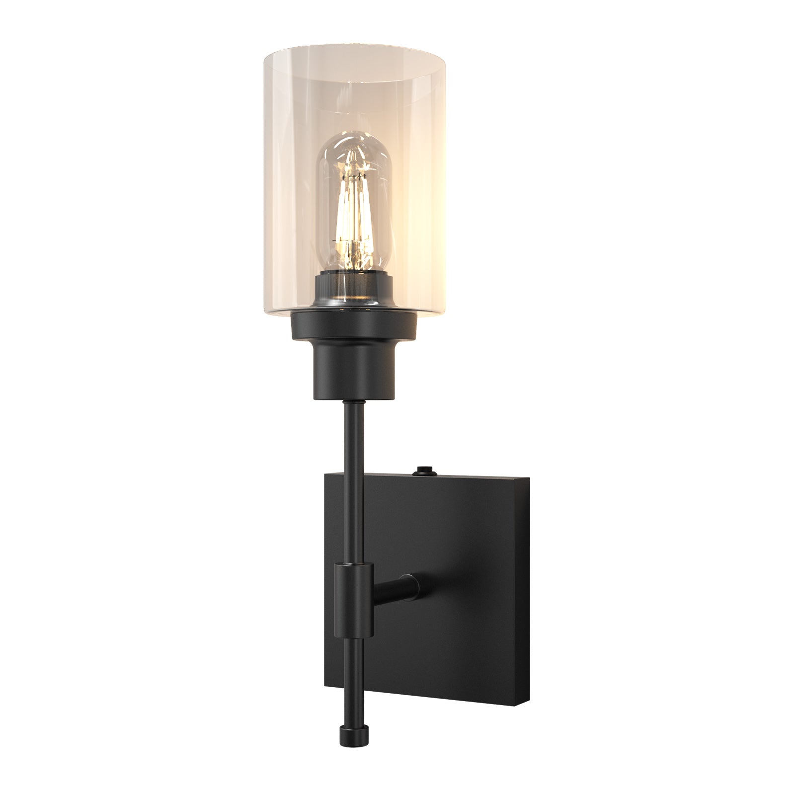 C02 Battery Operated Wall Sconces with Glass Shade for All Home Style