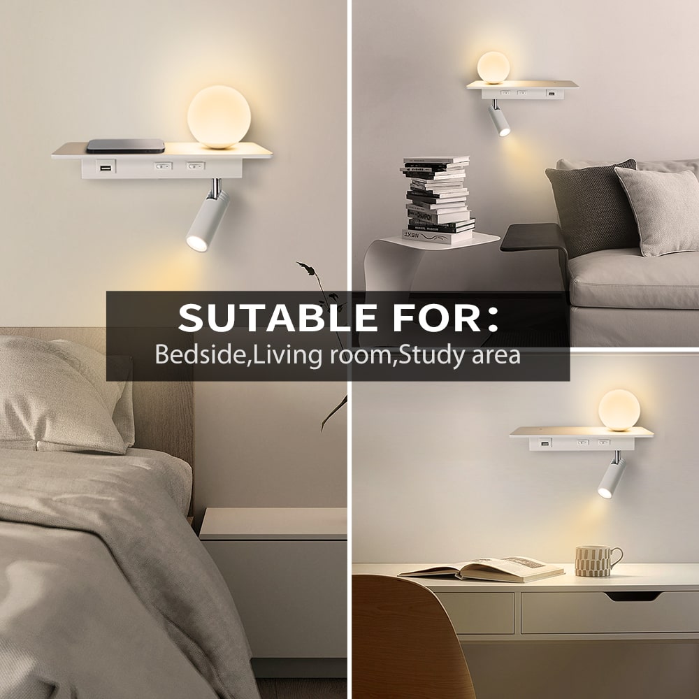 M02 Wall Mounted Reading Lamps for Bedroom