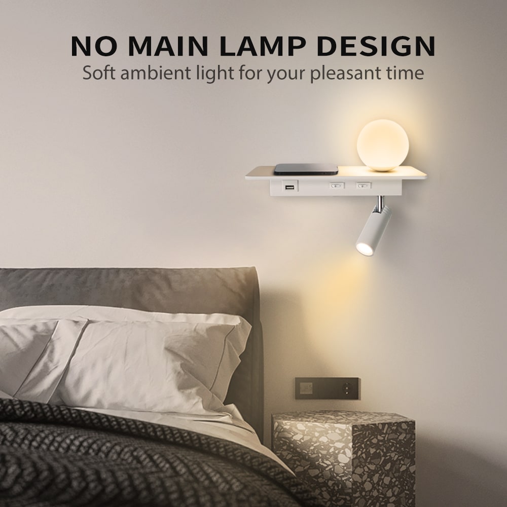 M02 Wall Mounted Reading Lamps for Bedroom