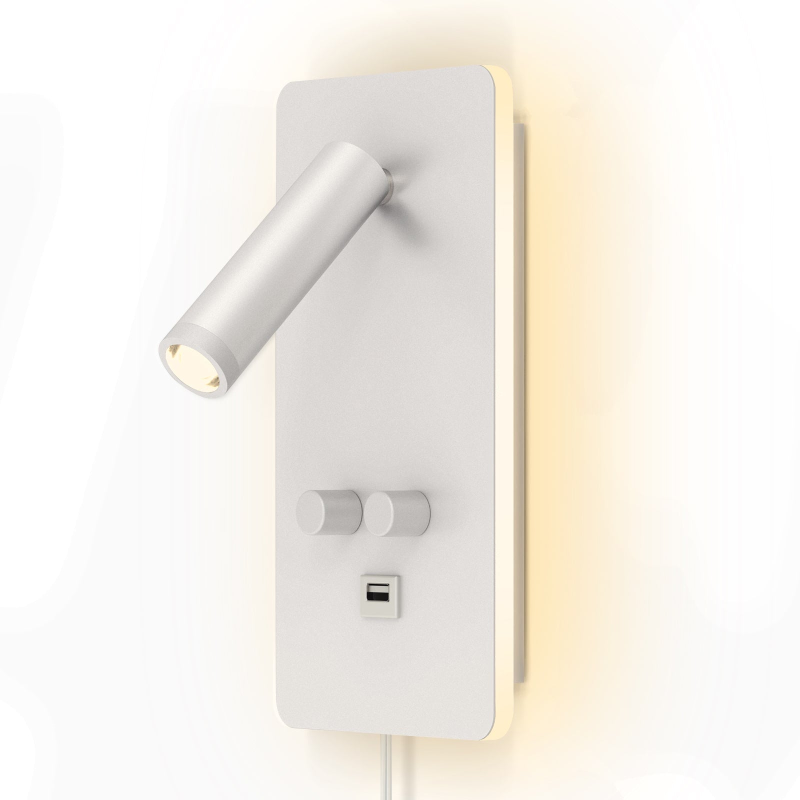 M04 Wall Lamp with Stepless Dimming & USB Charging - Modern Living Room Lighting