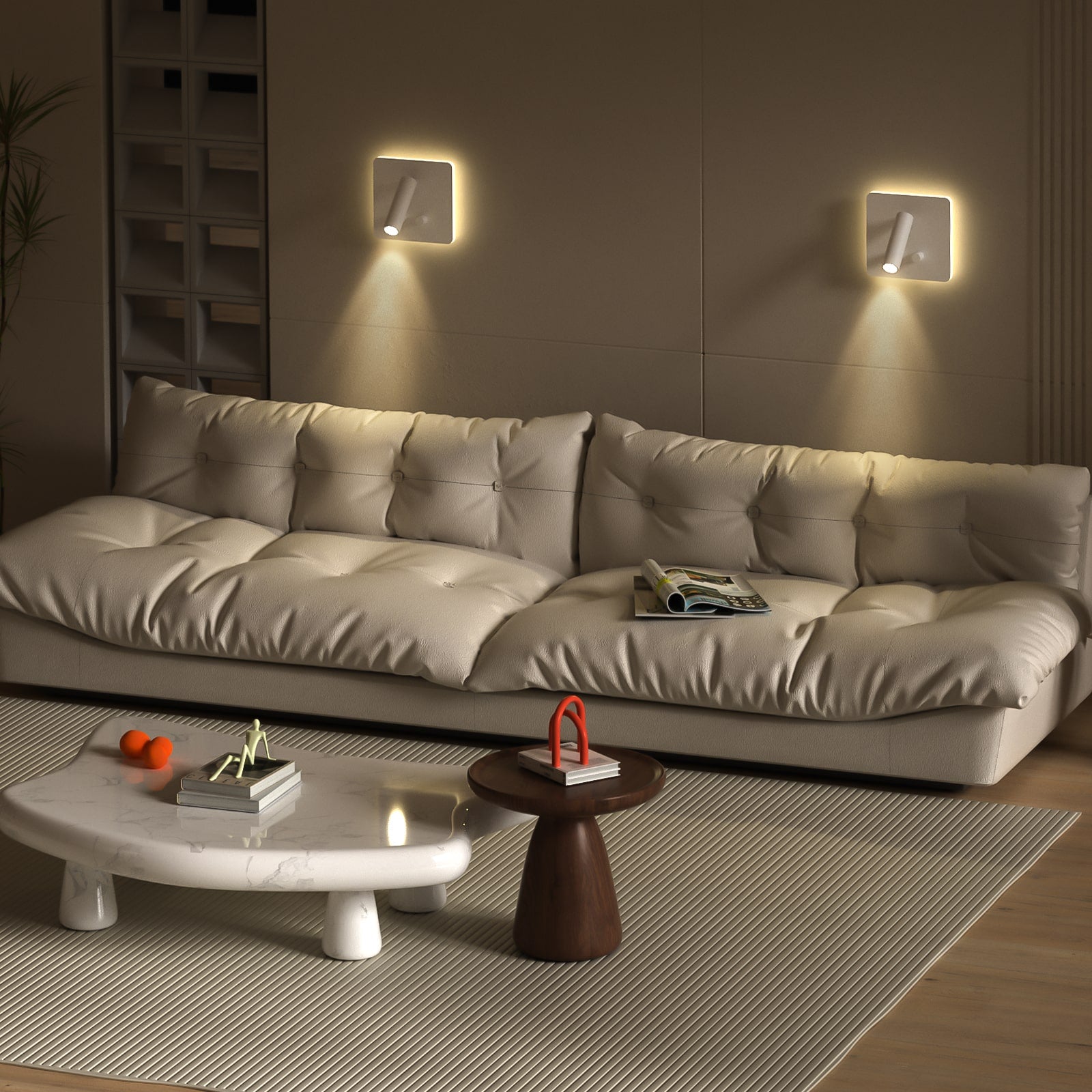 M10 Dimmable Plug in LED Wall Light for Living Room