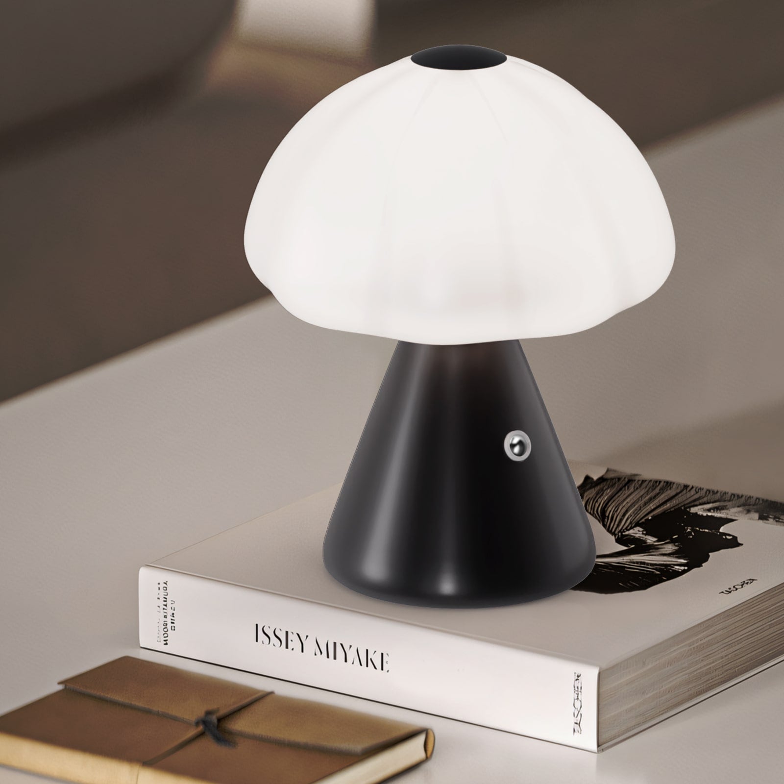 M13 Modern Mushroom Cordless Table Lamps Rechargeable & Touch Dimmable