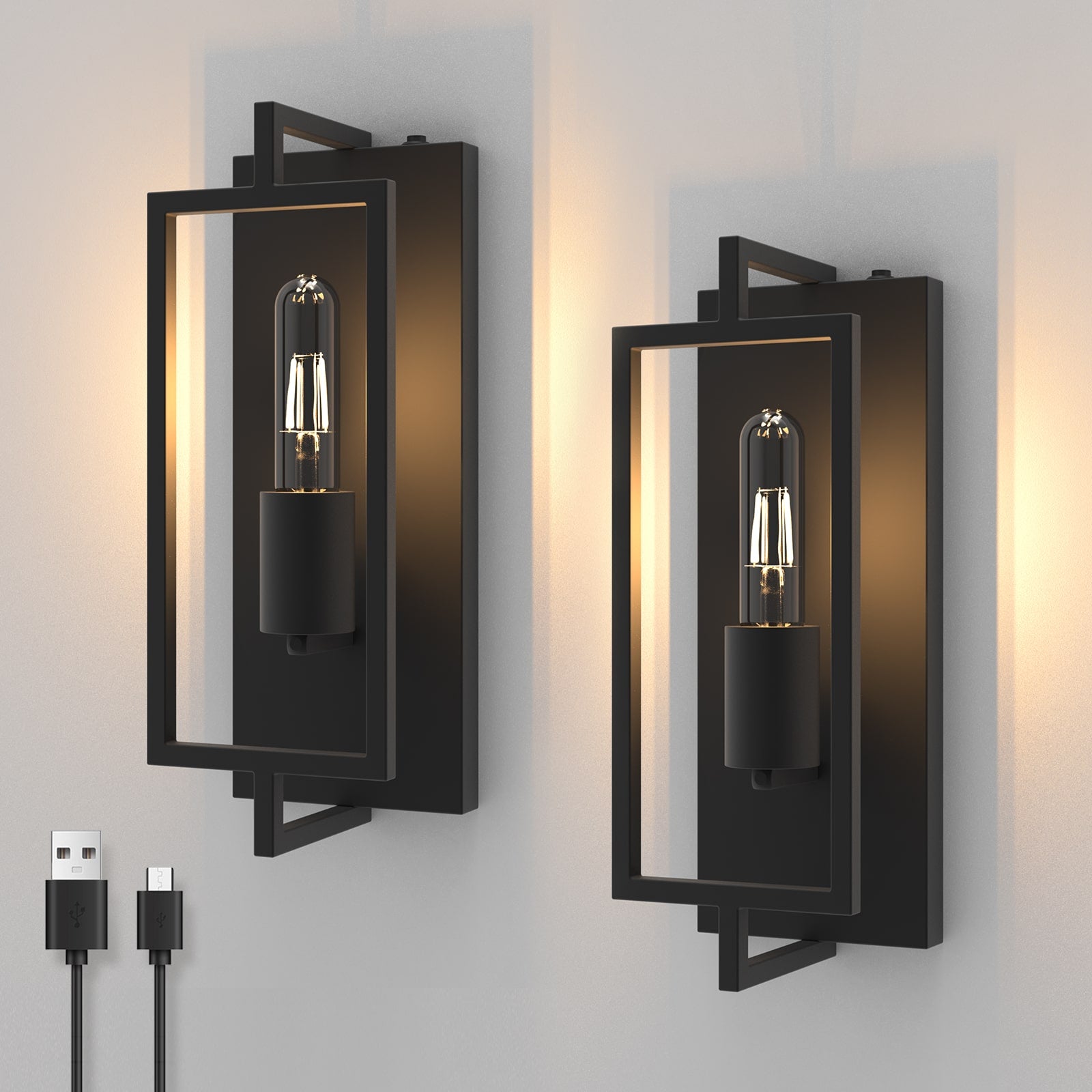 V03 Retro Candle Cordless Wall Sconce Battery Operated Perfect for Any Spaces