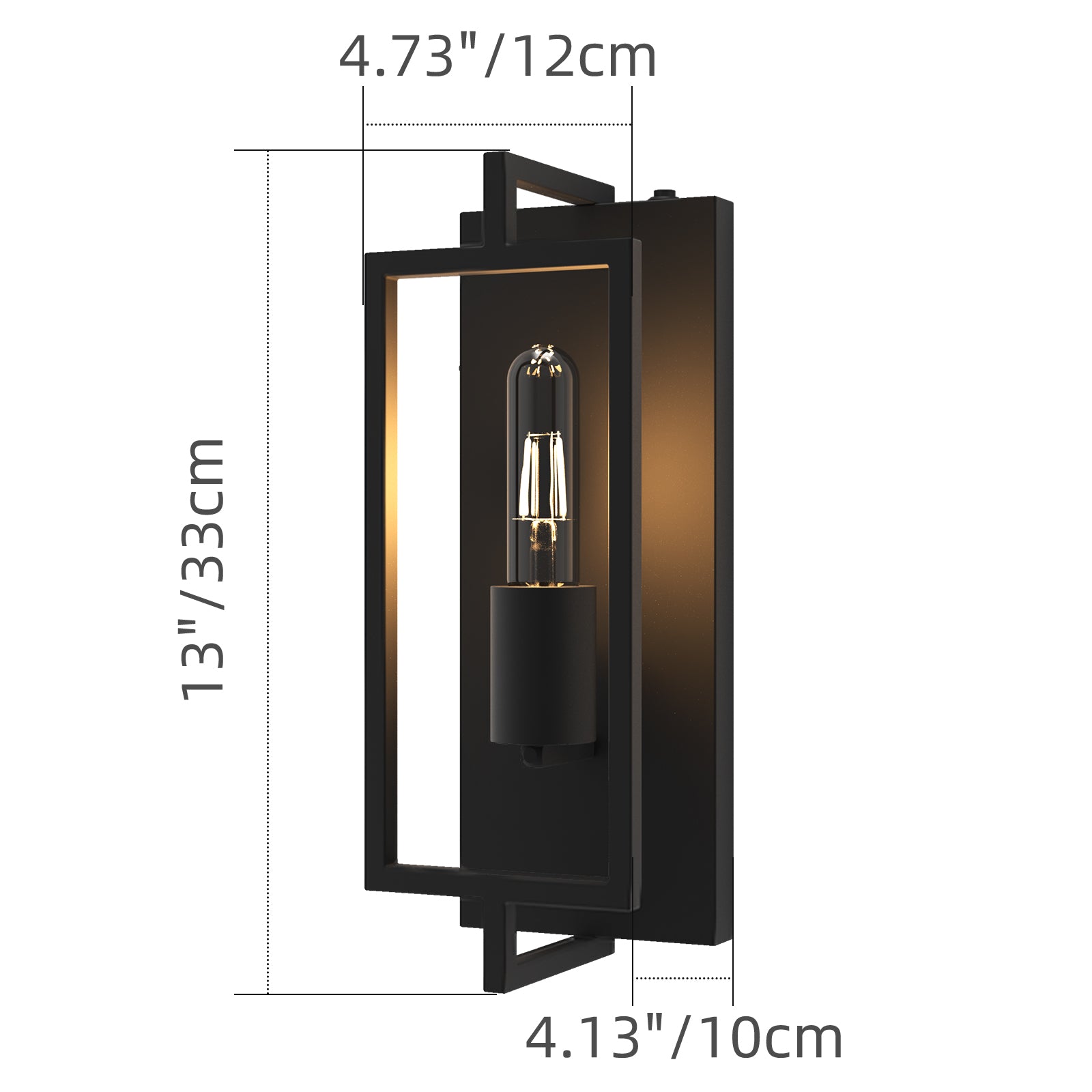 V03 Rechargeable Candle Battery Powered  Wall Sconce for Bathroom