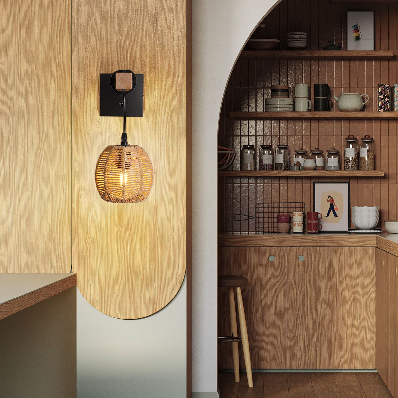 Ligh wall store lamp